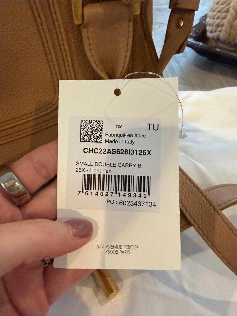 Chloé Marcie Small Satchel Cognac Brown Leather Satchel with Gold Hardware - Picture 14 of 15